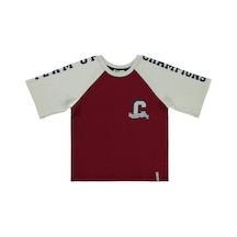 Civil Boys 34 Baskılı 10-13 Yaş Tişört Bordo