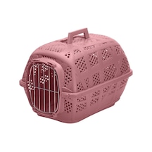 İmac Carry Sport Metal Kapılı Köpek Taşıma Çantası Koyu Pembe 48x34x32 Cm