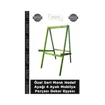 Özel Seri Monk Hedef Ayağı 4 Ayak Mobilya Parçası Dekor Eşyası Çok Renkli