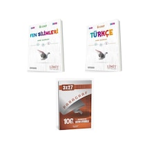 2027 Limit 8. Sınıf Fen Lgs Bilimleri + Türkçe Soru + Anla Kazan Paragraf Deneme 3'lü Set