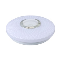 Powermaster Pm-27329 Beyaz 30 6 Cm 24 Watt Bluetooth Hoparlörlü Tavan Aydınlatma Al-bl302 Tornavida Hediyeli