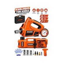 Dragro Drg-5t Elektrikli 5 Ton Hidrolik T Kriko Bijon Anahtarı Somun Sökme Takma Anahtari Krikosu
