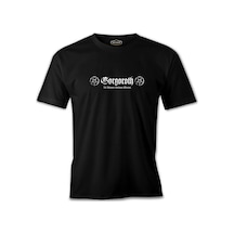 Gorgoroth - Logo Göğüs Siyah Erkek Tshirt 001