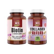 Ncs 90 Tablet Hidrolize Collagen Kolajen Type 1-2-3 Hyaluronic
