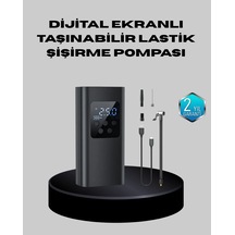 Cn Taşınabilir 80w Kablosuz Lastik Şişirme Pompası Dijital Ekranlı Çok Renkli