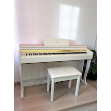Marcia Mk-900 Wh Dijital Konsol Piyano, Bluetooth, Tuş Hassasiyeti, 88 Tuşlu, Kapaklı Kulaklık Ve Tabure