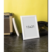 15x21 Beyaz Ayaklı Resim Fotoğraf Çerçevesi