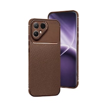 Tecno Pova Curve 2 5g Auto Focus Karbon Kapak - Kahverengi Standart