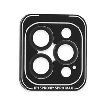 Joko Apple  Uyumlu iPhone 15 Pro Max Pvd Metal Kamera Lens - Siyah