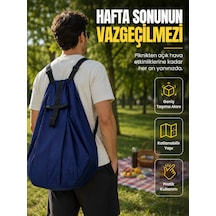 Zenvia Kamp Seyahat Spor Ve Piknik İçin Geniş Hacimli Katlanabilir Omuz Çantası Znv2026 Çok Renkli