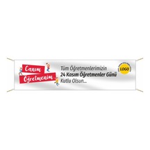 Öğretmenler Günü Pankart 1 Tek Ebat