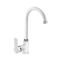 Pronto Tales Serisi Mix Kuğu Eviye Bataryası White Krom Üstten Kol