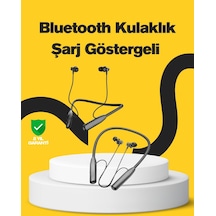 Y12 Bluetooth Boyun Bantlı Kulaklık 100 Saat Pil Bluetooth 5.3 Dokunmatik Kontrol 1