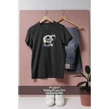 Oversize Gorilla Brazilian Jiu-jitsu Gi Tasarımlı Unisex T-shirt Siyah