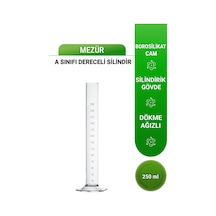Mezür 250 Ml A Sınıfı Uzun Form Hexagonal Cam Taban