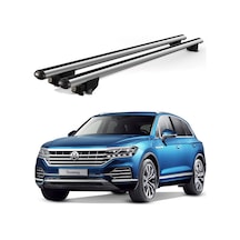 Kanca Volkswagen Touareg 2018 Ve Sonrası Uyumlu Gri Kilitli Ara Atkı 130cm Port Bagaj Tavan Barı