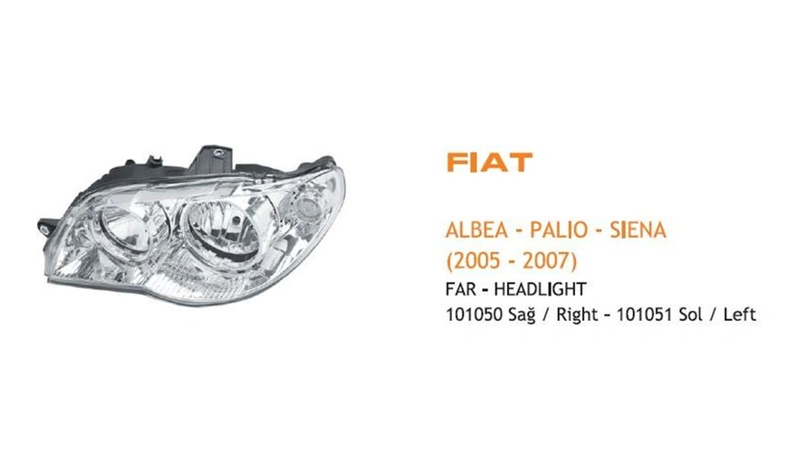 Far Sağ Motorlu Fıat Albea 2005-2007 Koli Ad 4