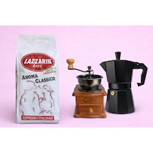 Çekirdek Kahve , Mokapot Ev Tipi Ve Kamp , Kahve Değirmeni Retro Turuncu