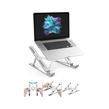Al-10 Alüminyum Macbook Uyumlu 7 Kademeli Notebook Stand