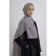 Armine Lyocell Naia Zikzak Desen Şal 1- 20 Vizon