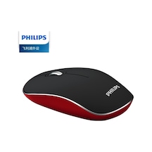 Philips Spk7323hs-93 Black And Red Kablosuz Sessiz Optik Mouse Diğer