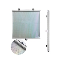 Gümüş Vantuzlu Mutfak Güneşlik Blok Uv Perdeler Karartma Perdesi Pencere Perdeleri Stor Perde