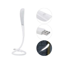 Pm-24560 14 Ledli Beyaz Esnek Usb Led Lamba 3 Kademeli Belirtilmemis