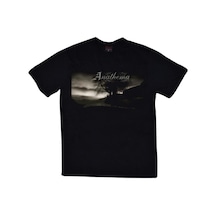 Anathema Baskılı Unisex %100 Pamuk Siyah T-shirt SIYAH