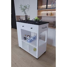 Balım Servant Modern Şık Mutfak Masası Ada