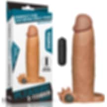 Hızlı Express Lovetoy X-Tender 7 Cm Uzatmalı Realistik Titreşimli Penis Kılıfı 21 CM