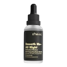 She Vec Smooth Me All Nıght Aktif Kömür İçeren Matlaştırıcı Ve Cilt Kusur Görünümünü Azaltıcı Siyah Serum
