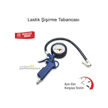 Master Lastik Şişirme Tabancası Basınç Göstergeli Saatli