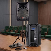 Lastvoice Ample-12set 800w 12 İnç Aktif Hoparlör Ve Mikrofon Ses Sistemi Seti