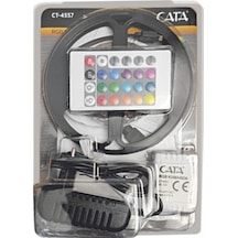 Cata Ct 4557 Rgb Şerit Led Set 5 Mt Rgb Led 3 Renk+trafo+ Kumanda