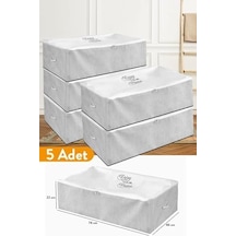 5 Adet - Boy Altı Gri Çizgili Hurç 74 X 46 X 22 Cm