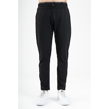 Maraton Sportswear Regular Erkek Dar Paça Basic Siyah Eşofman Altı 22184-siyah Siyah