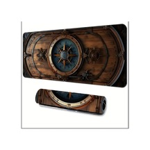 Sge Teknoloji 90x40 Cm Denizci Dümen Tasarımı Kaydırmaz Taban Speed Yüzey Oyuncu Mouse Pad Gaming