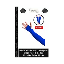 Delux Serisi Vly-l Voleybol Elliği Mavi L Beden Aktivite Saha Büyük