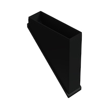 Cateksss 40x120 Mm 45 Dereceli İç Profil Tapası Siyah - 36 Lı Paket