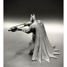 Batman Temalı Dekoratif Kalem Tutucu - 3d Baskı Süper Kahraman Masaüstü Kalemlik Ve Ofis Figürü