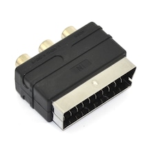 Alfais 4814 Scart To Rca Skart Tos Av Çevirici Dönüştürücü Adaptör