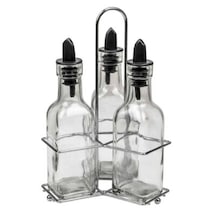 Epinox Yasemin Profesyonel Cam Yağlık 3'lü Set 200 Ml Yys-03 Şeffaf