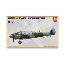 Beechcraft C-45 Expeditor Burma Kj555 Pm Model Eğitim Uçağı Demonte Plastik Maketi