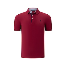 T8582 Dewberry Erkek T-shırt-düz Bordo Düz Bordo