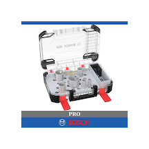 Bosch Pro Pc Multi 9 Parça Panç Testere Seti 20-64 Mm 2608594427
