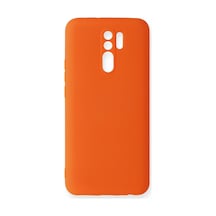 Xiaomi Redmi 9 Kılıf Nano İçi Kadife Silikon - Turuncu 0.2M-Çok Renkli