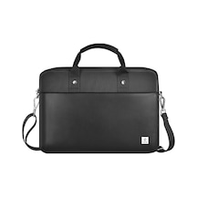 Wiwu Hali Serisi 1680d Su Geçirmez Polyester Kumaş Çapraz Vücut Askılı 15.6 İnç Laptop Çantası Siyah