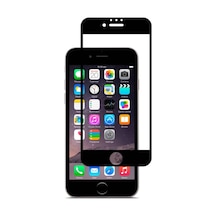 Apple Uyumlu iPhone 7/8 Siyah Mat Seramik Nano Kırılmaz Ekran Koruyucu - Anti Static - Parmak İzi Bırakmaz