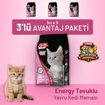 Energy Tavuklu Yavru Kedi Maması - 3 Adet