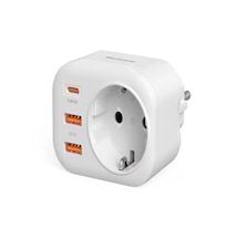 Ac-115 2500w 3.4a 2usb 1type-c 1soket Akım Korumalı Şarj Adaptörü Ac-115 2500w 3.4a 2usb 1type-c 1soket Akım Korumalı Şarj Adaptörü